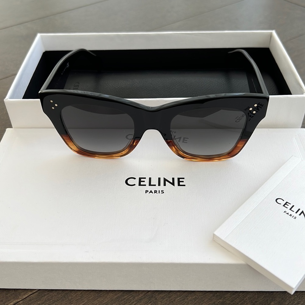 Celine Cat-Eye sunglasses black/brown